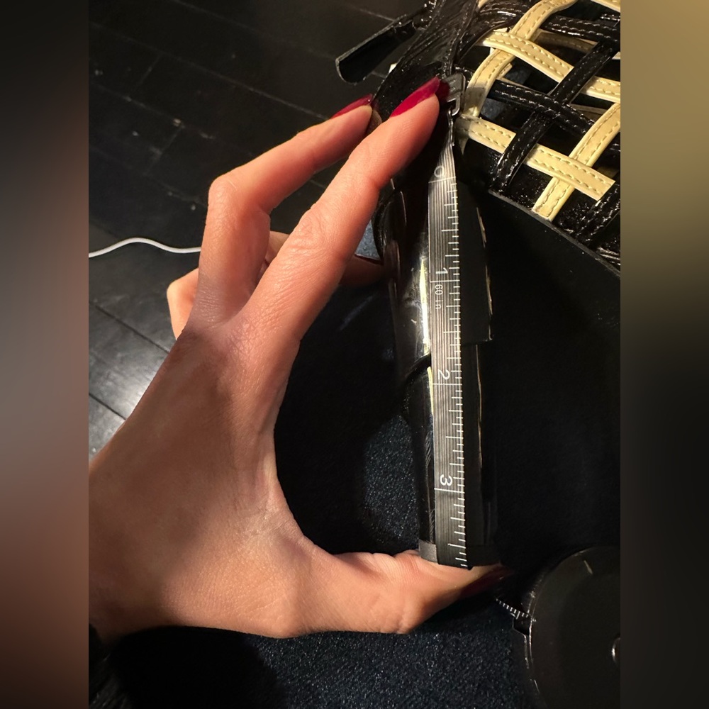 CHANEL Black and Cream Woven Boots - Picture 11 of 13